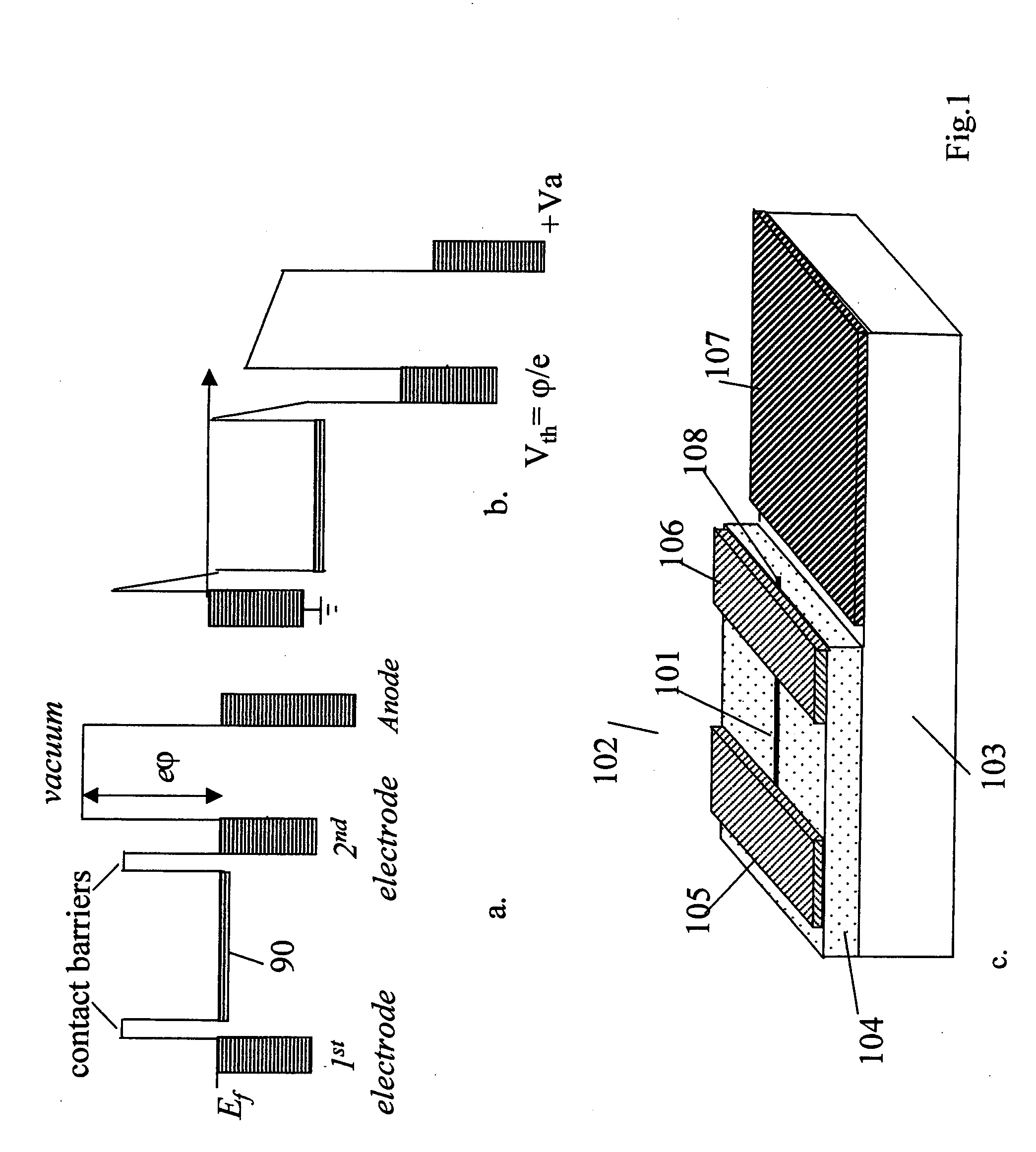 Nanotube array ballistic light emitting devices