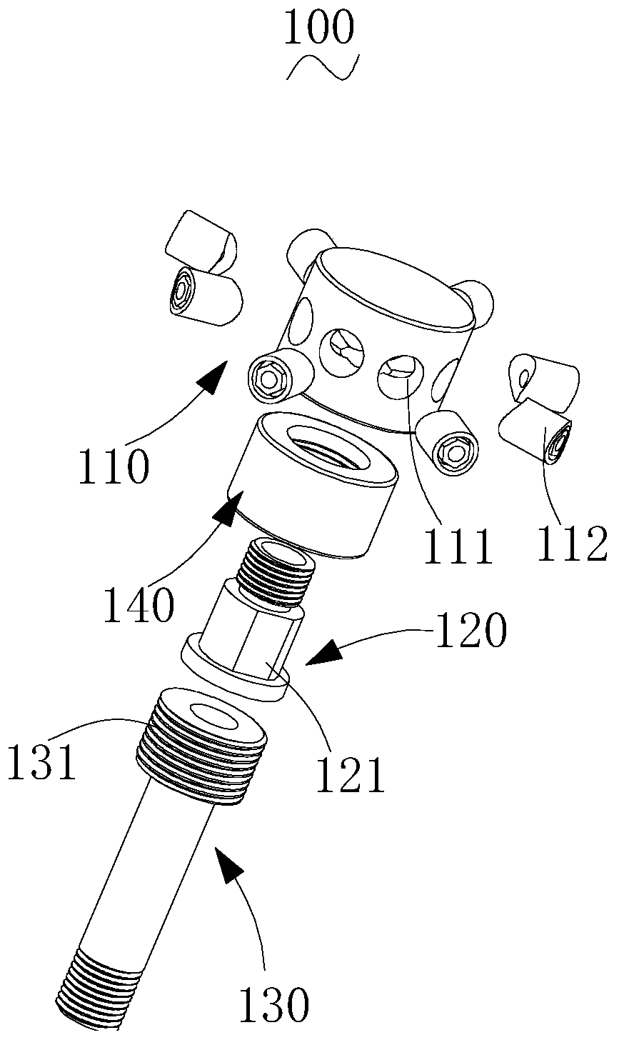 Fluidized bed combustion head and fluidized bed combustion module