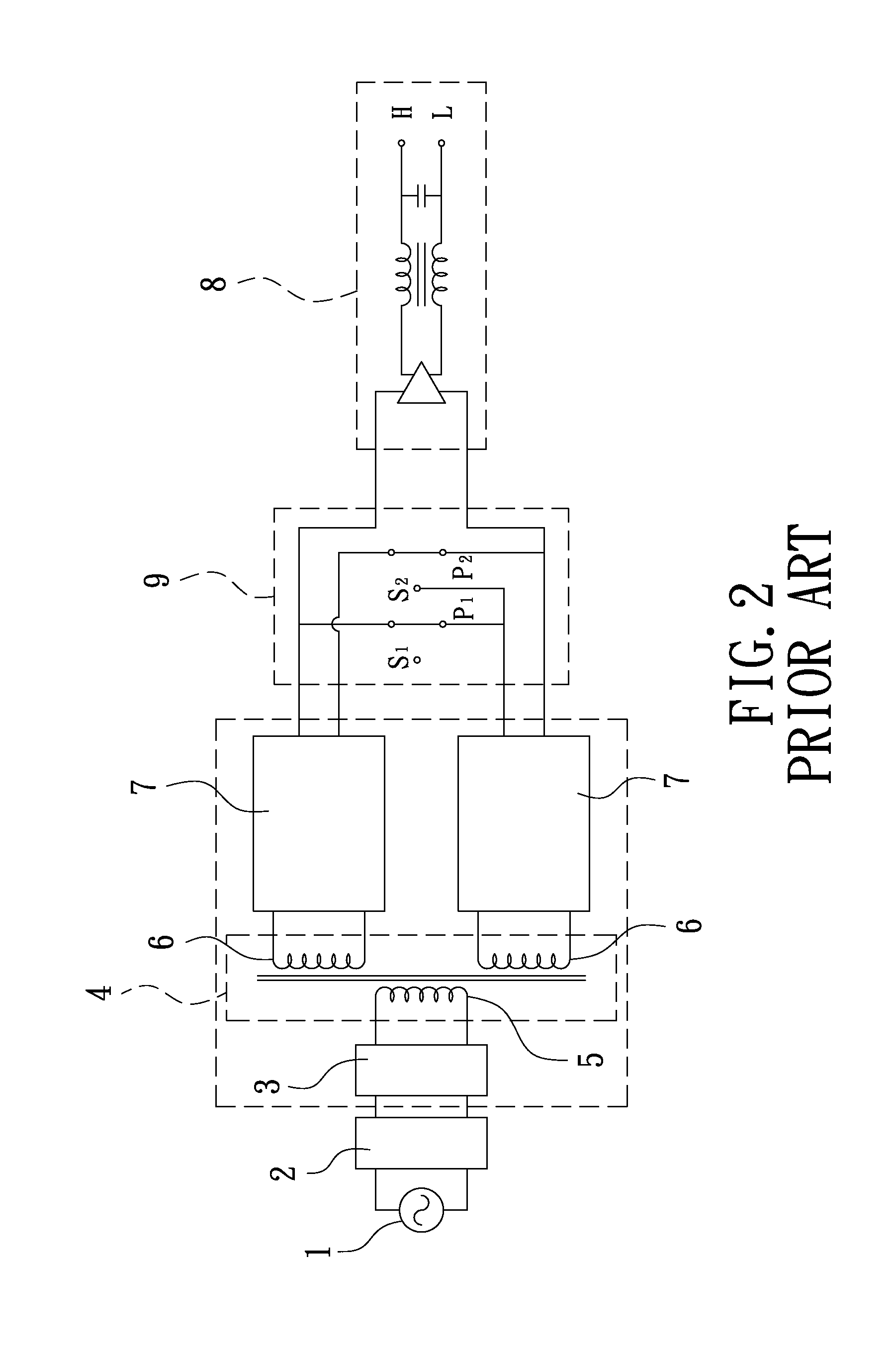 Power circuit of ac power supply