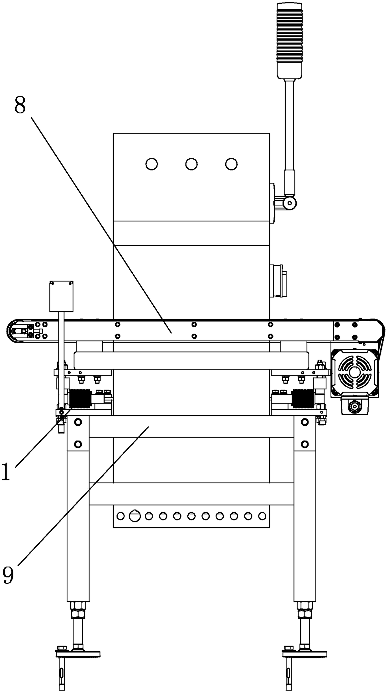 Fast installation method for bellows weighing sensors