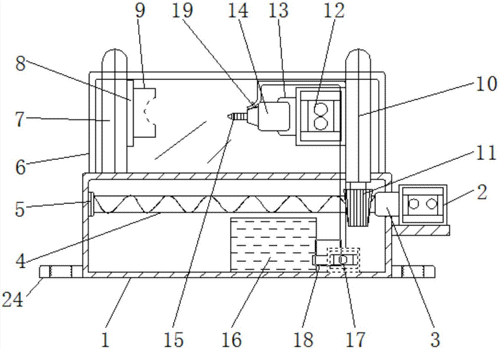 Tapping machine for hardware machining