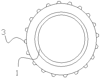 High occlusion cylinder liner and preparation method thereof