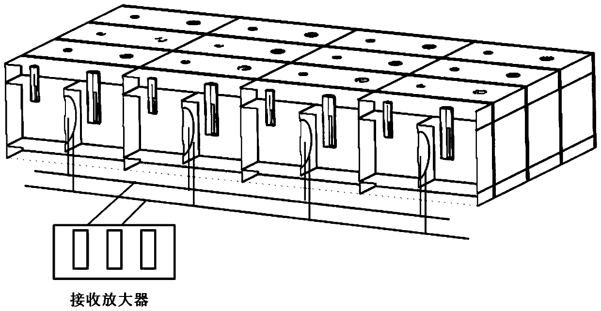 Receiving transducer with adjustable working frequency