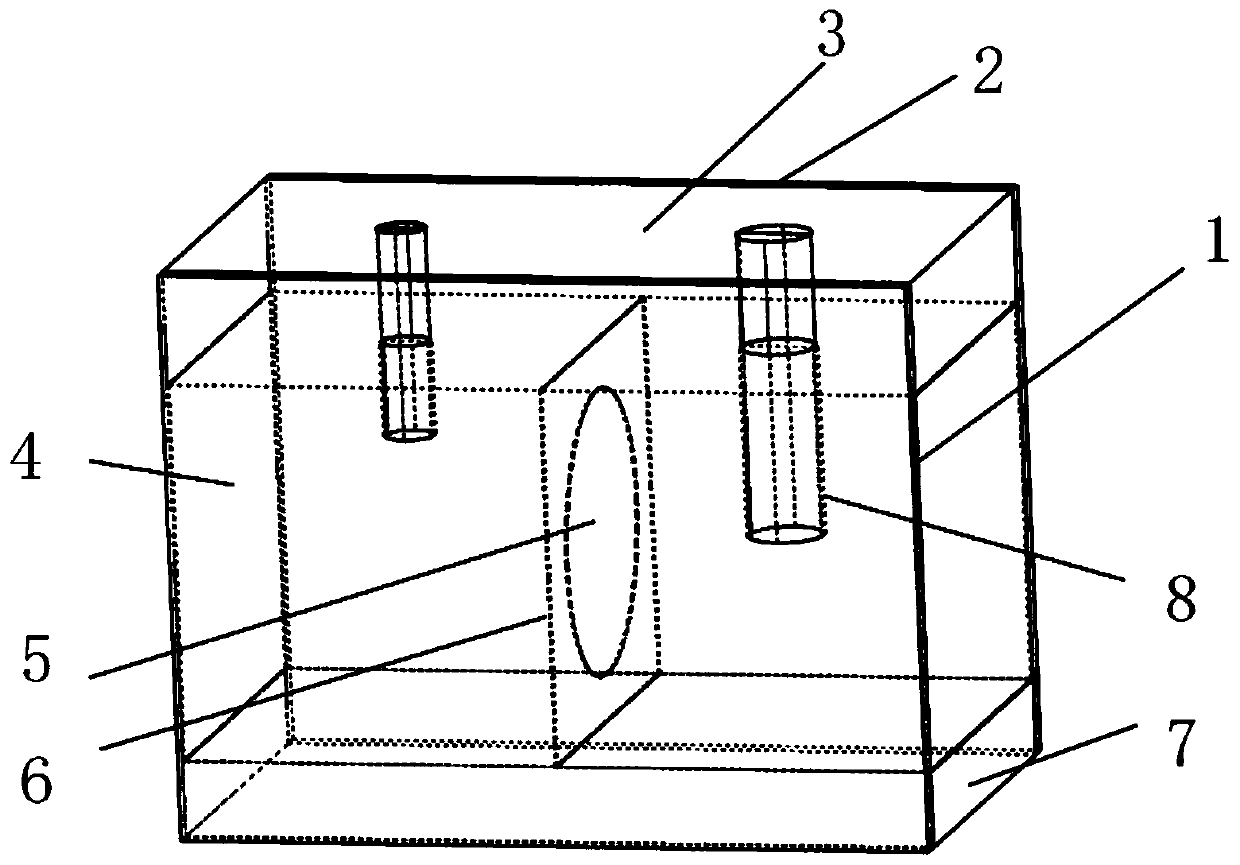 Receiving transducer with adjustable working frequency