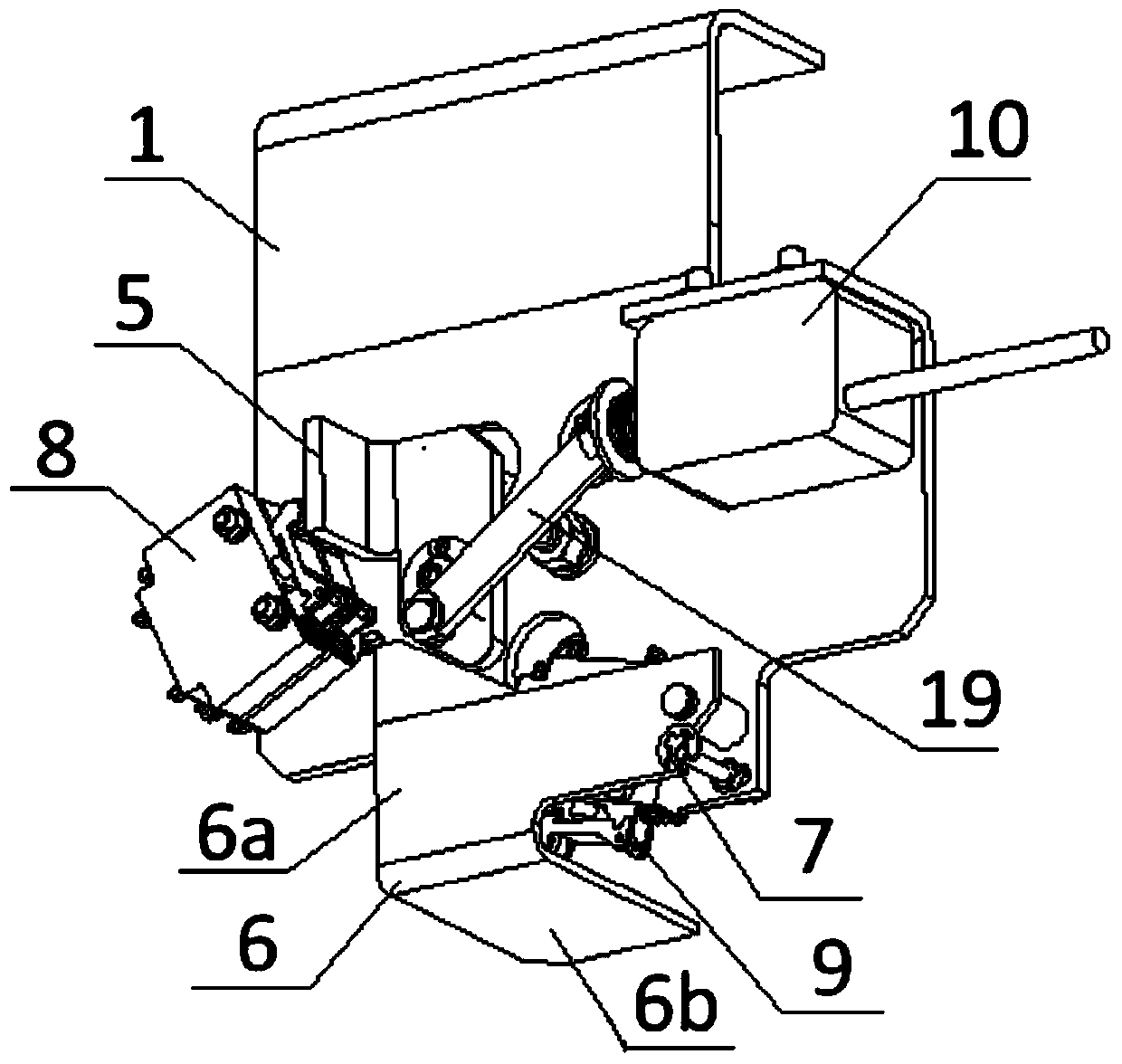 Rail transit platform screen door lock and rail transit platform screen door