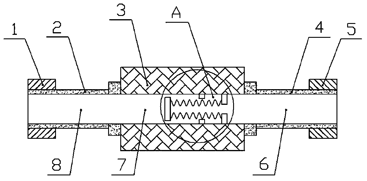 Pressure reducing device for horn mouth of brass instrument