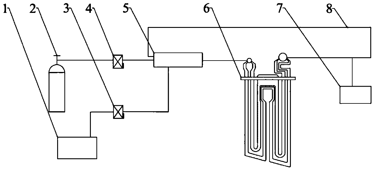 Surface pre-oxidation device and method for improving steam oxidation resistance of heat-resistant materials