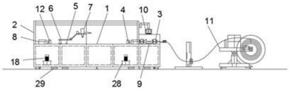 A numerical control manufacturing machine tool for assembling cables