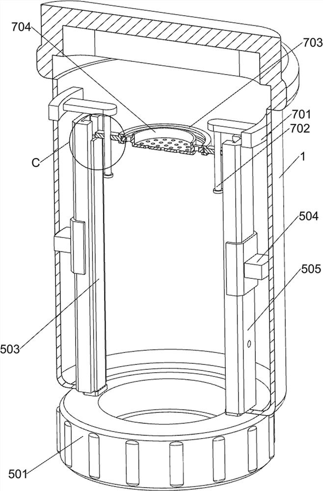 Accelerated dissolution device convenient for gastrointestinal medication