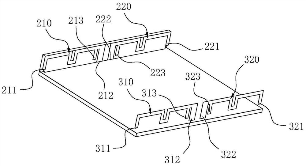 5G double-frequency MIMO antenna structure and intelligent wearable device