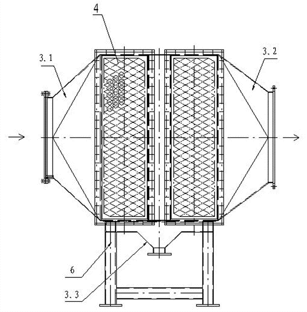 Tail gas heat exchanger of diesel engine