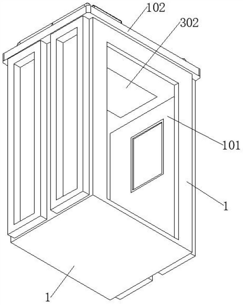 Elevator car with disinfection device and using method of elevator car