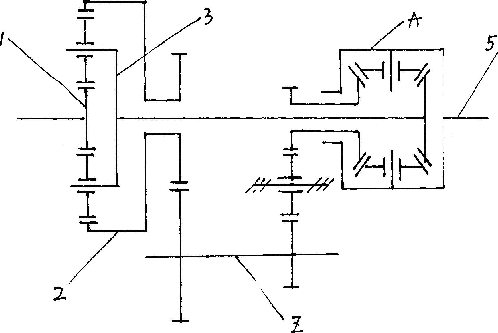 Mechanical stepless automatic transmission