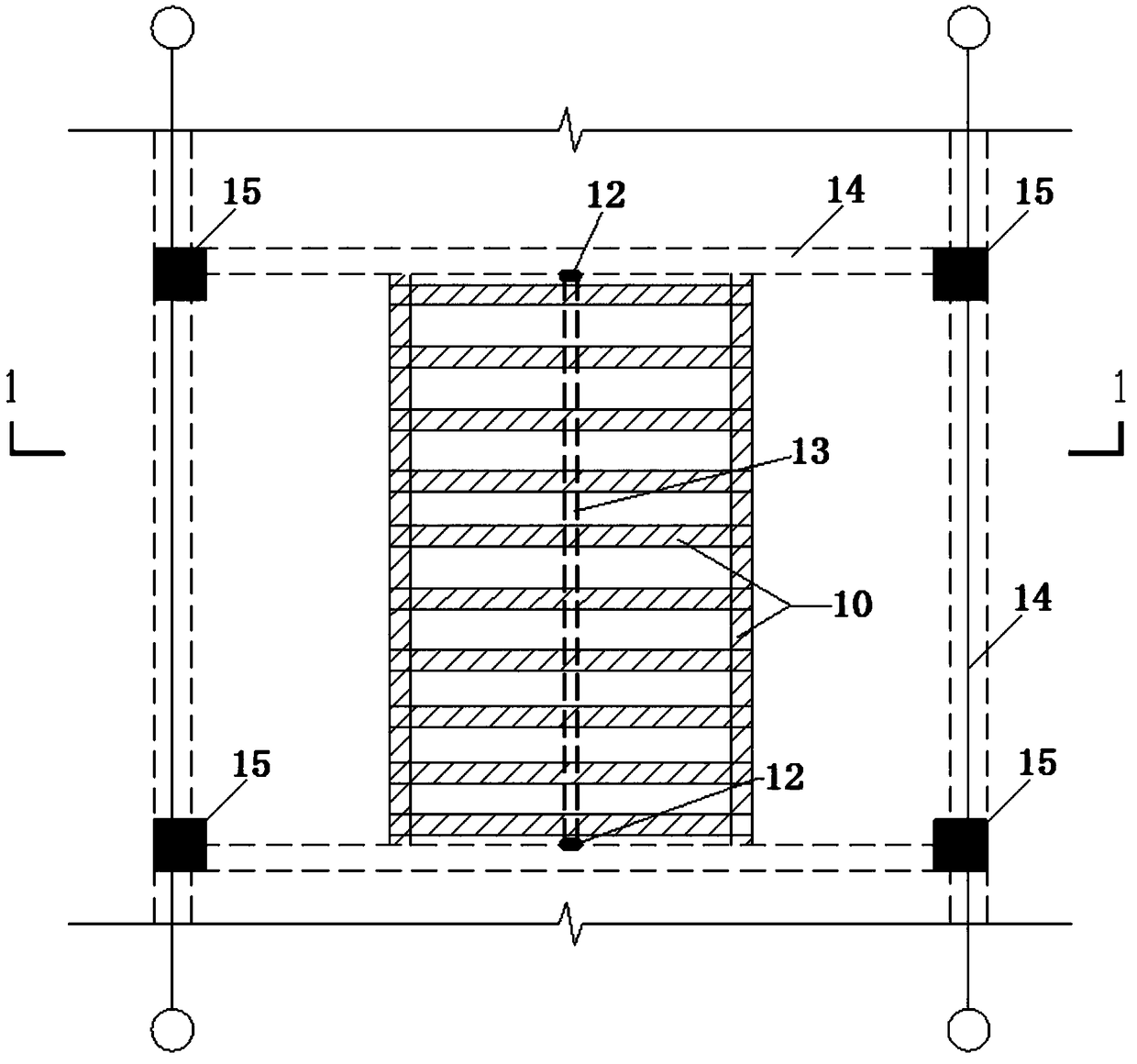 Floor slab reinforcement and reconstruction method by additionally arranging steel secondary beams