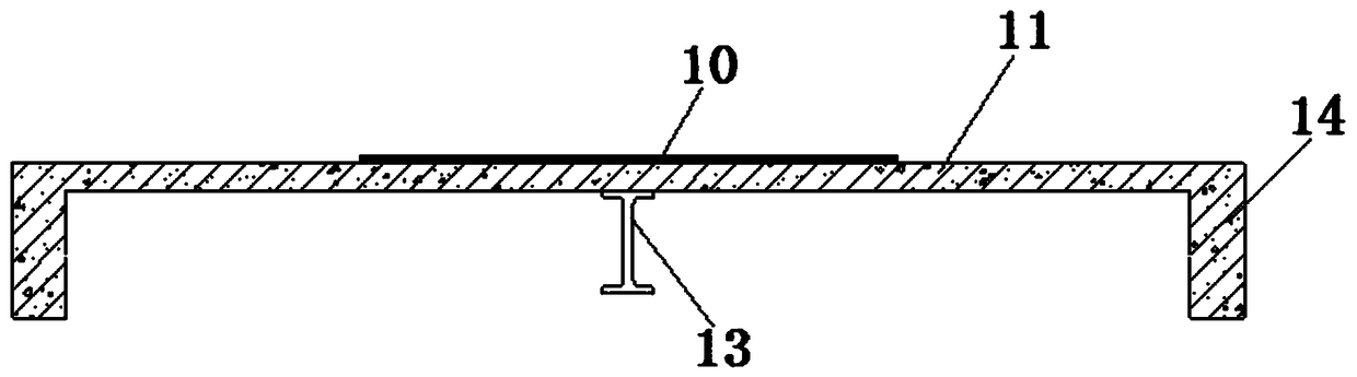 Floor slab reinforcement and reconstruction method by additionally arranging steel secondary beams