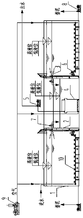 Combined type SBR (Sequencing Batch Reactor)-MBR (Membrane Bioreactor)-Fenton pig-raising wastewater treatment method