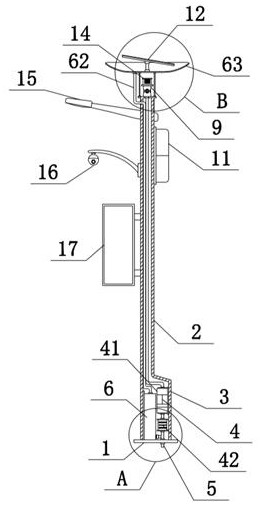 Energy-saving multifunctional intelligent electric pole