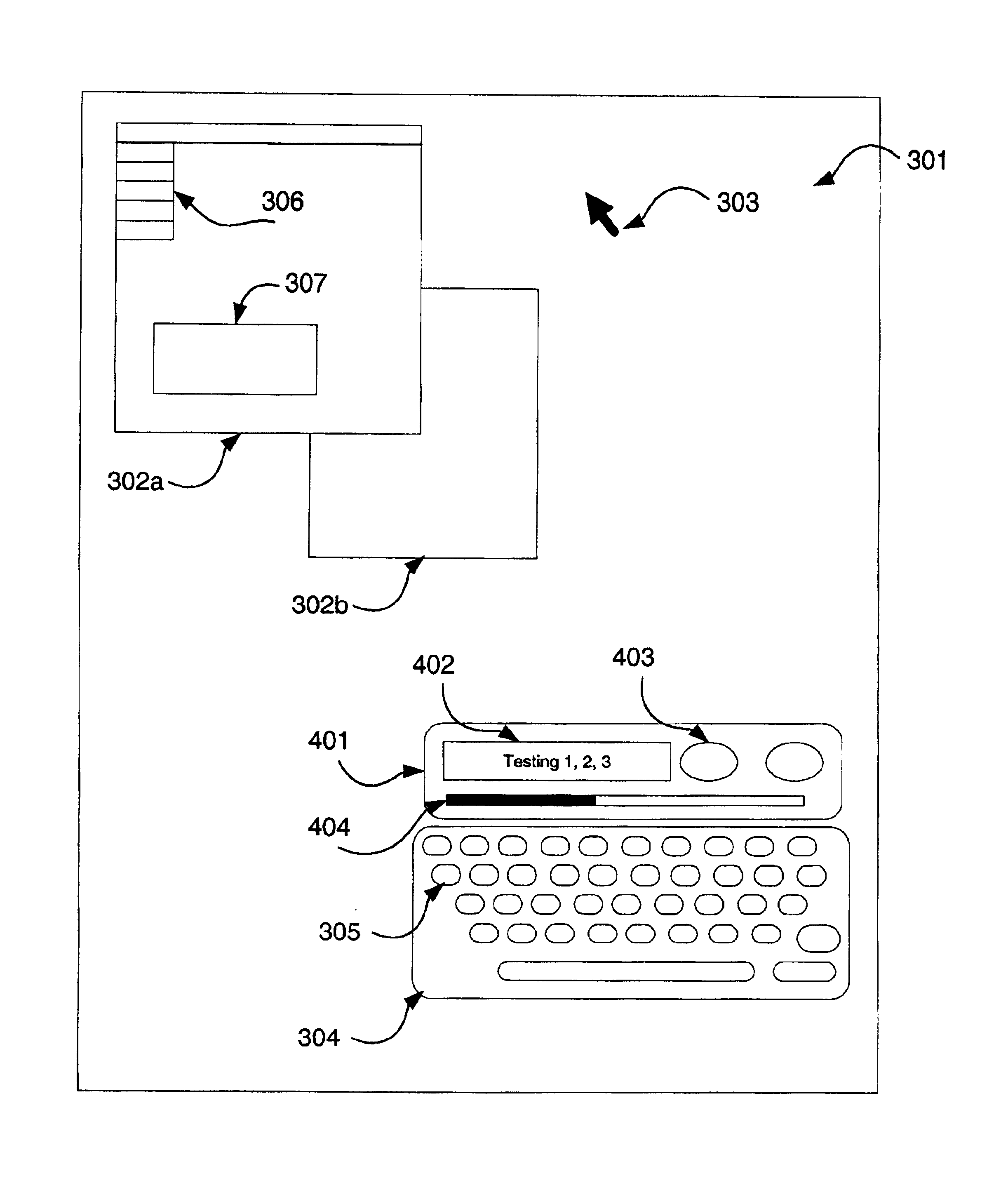 Method and apparatus for managing input focus and z-order