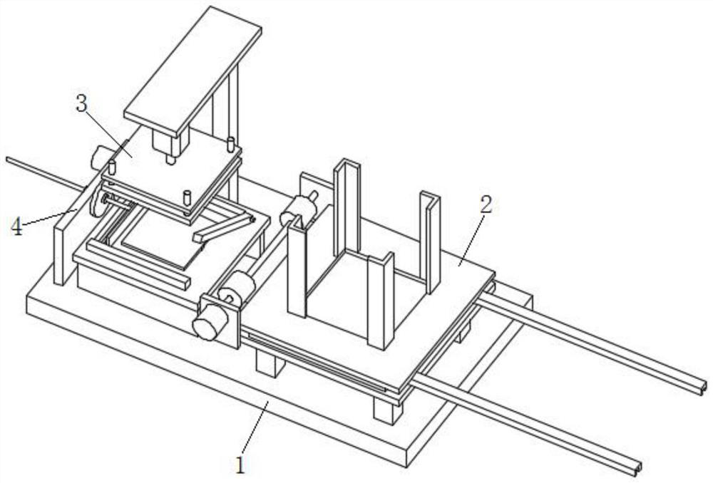 A kind of indentation device and indentation process of asb plate used for battery production