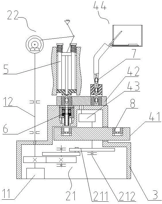 Automatic gear shaft inserting machine