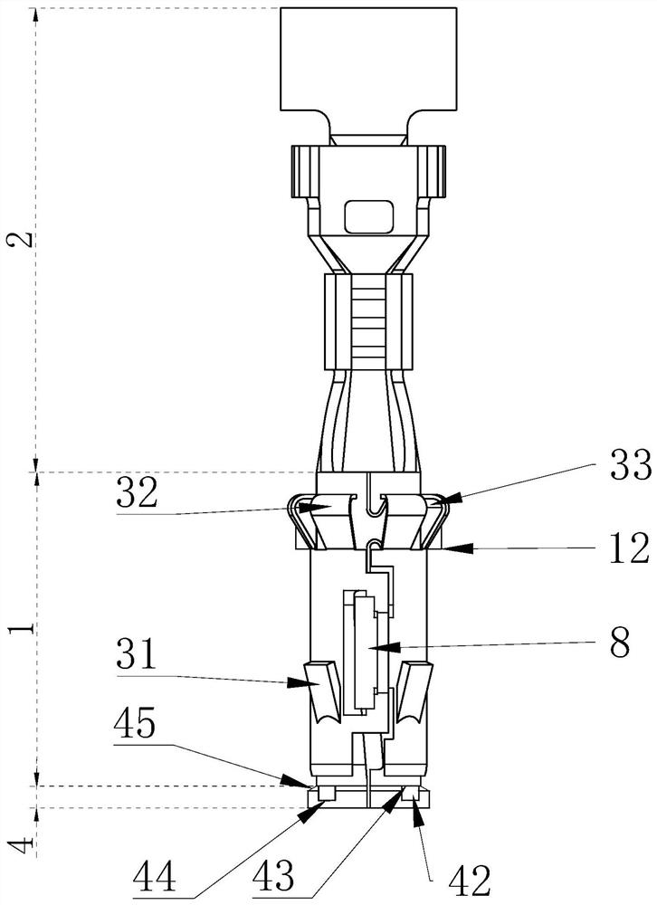 Cylindrical wire harness terminal and manufacturing method