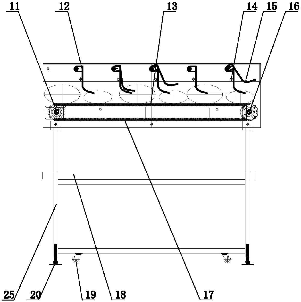 Salmon automatic processing production line and automatic processing method