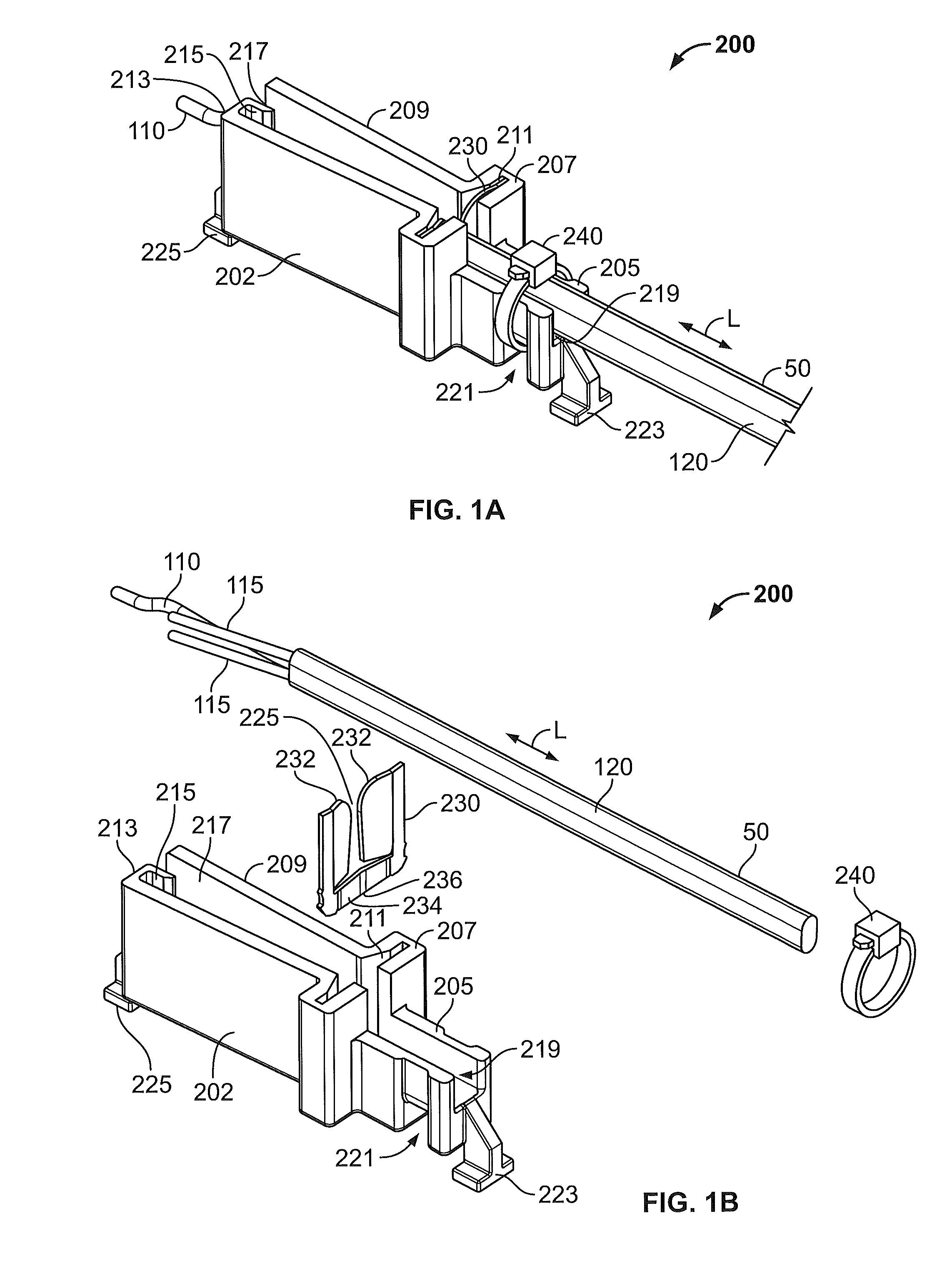 Cable strain relief clamping devices and methods for using the same