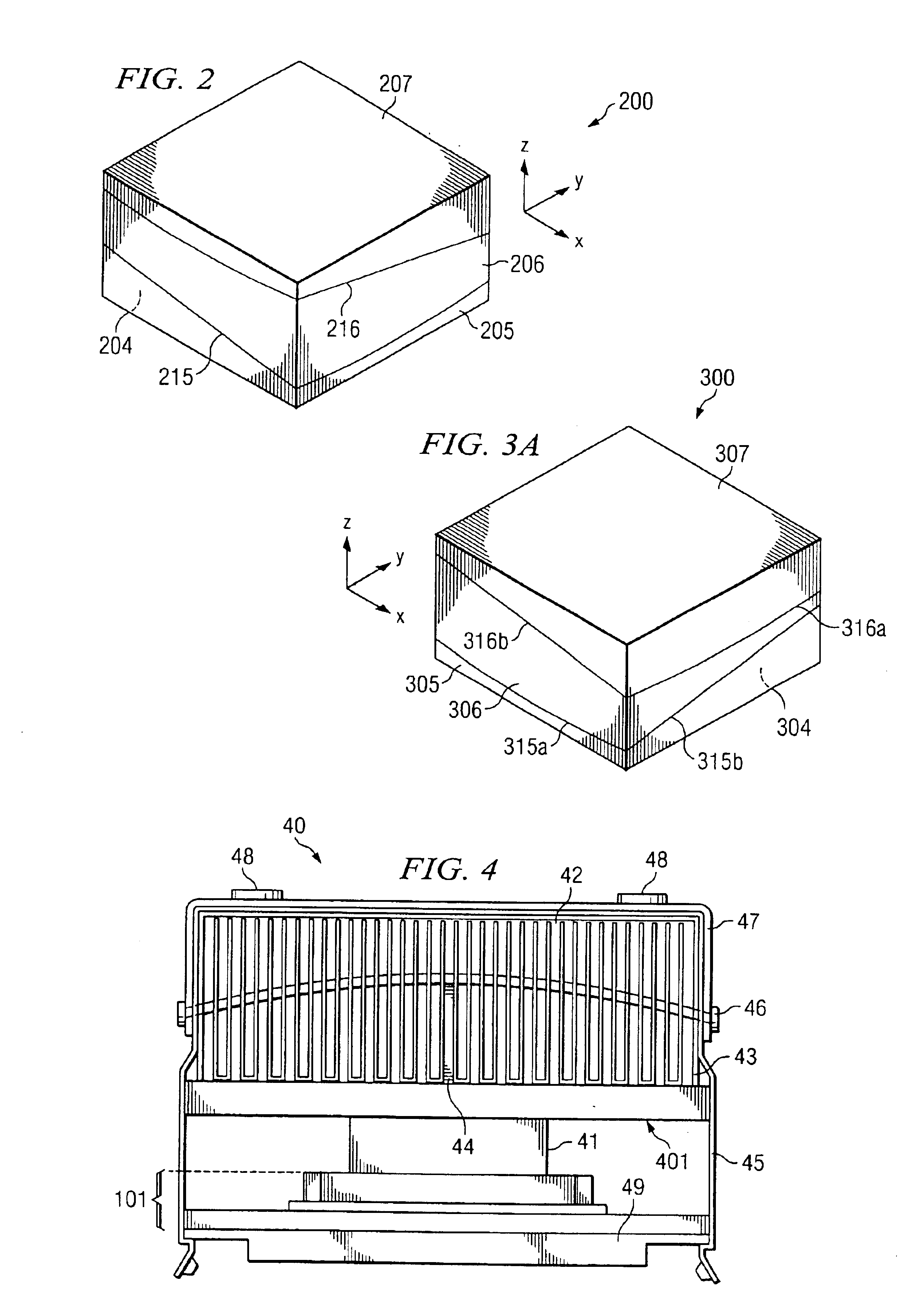 Variable height thermal interface