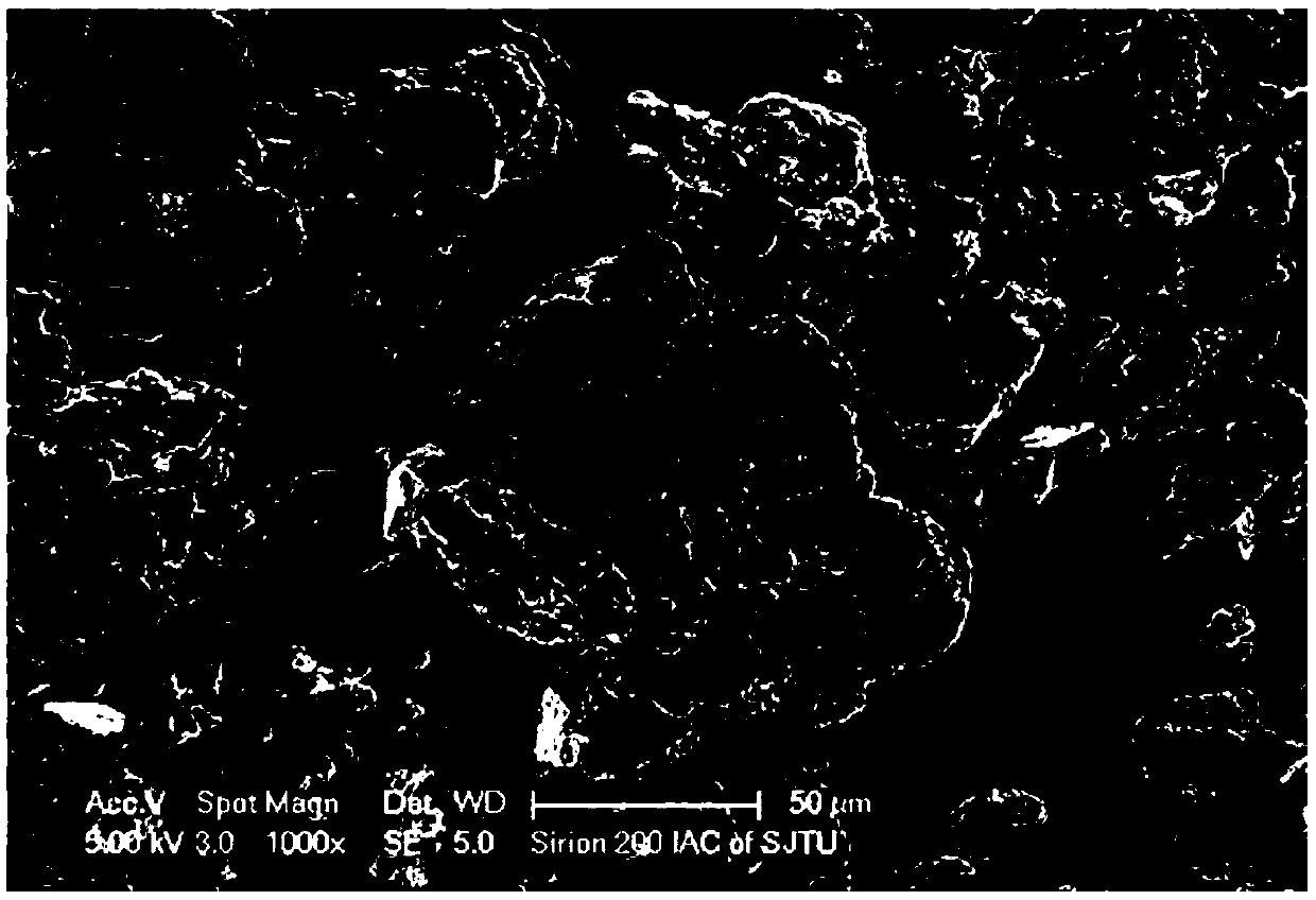 A kind of flaky copper powder carrying nanometer copper crystals and preparation method thereof