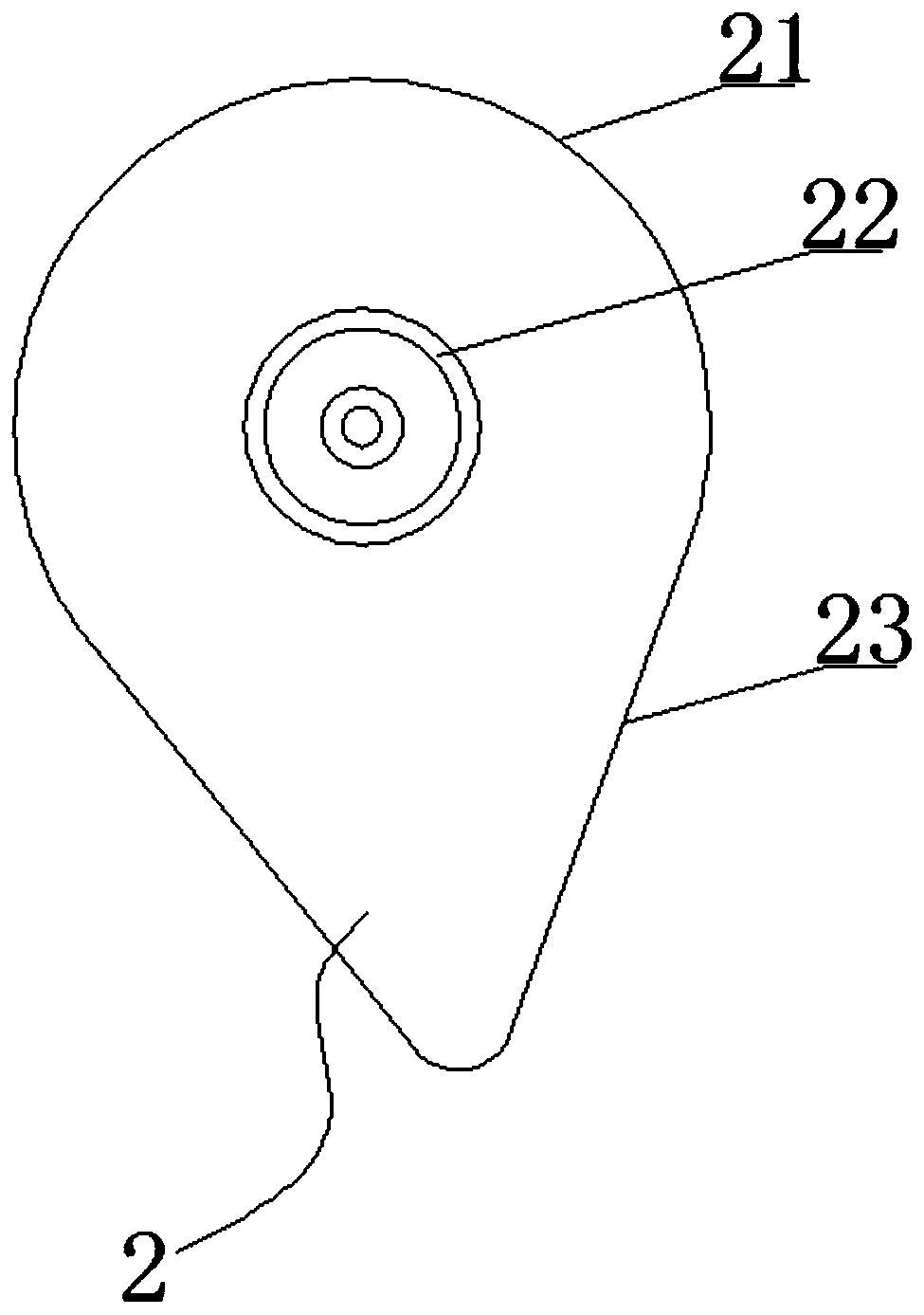 Damage dynamic simulation device for rock strong impact damage