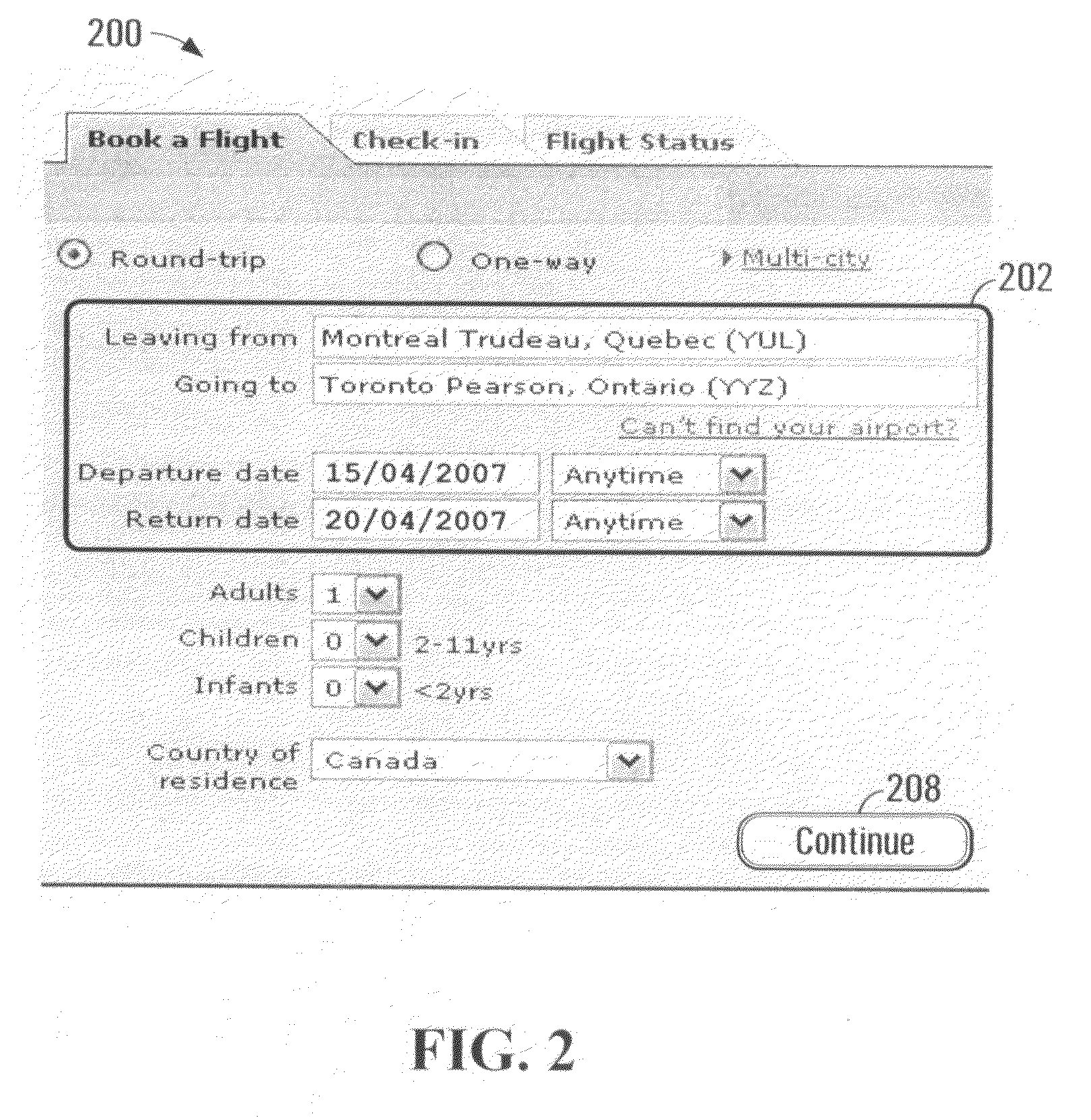 Method and system for customization of air travel