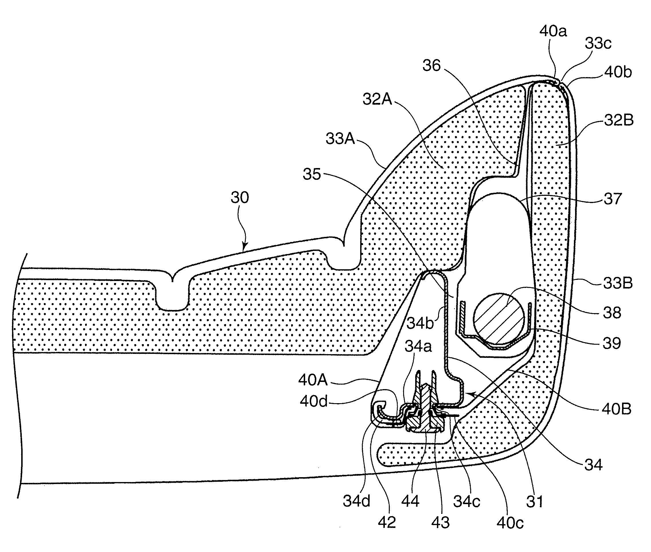 Side airbag device for vehicle seat