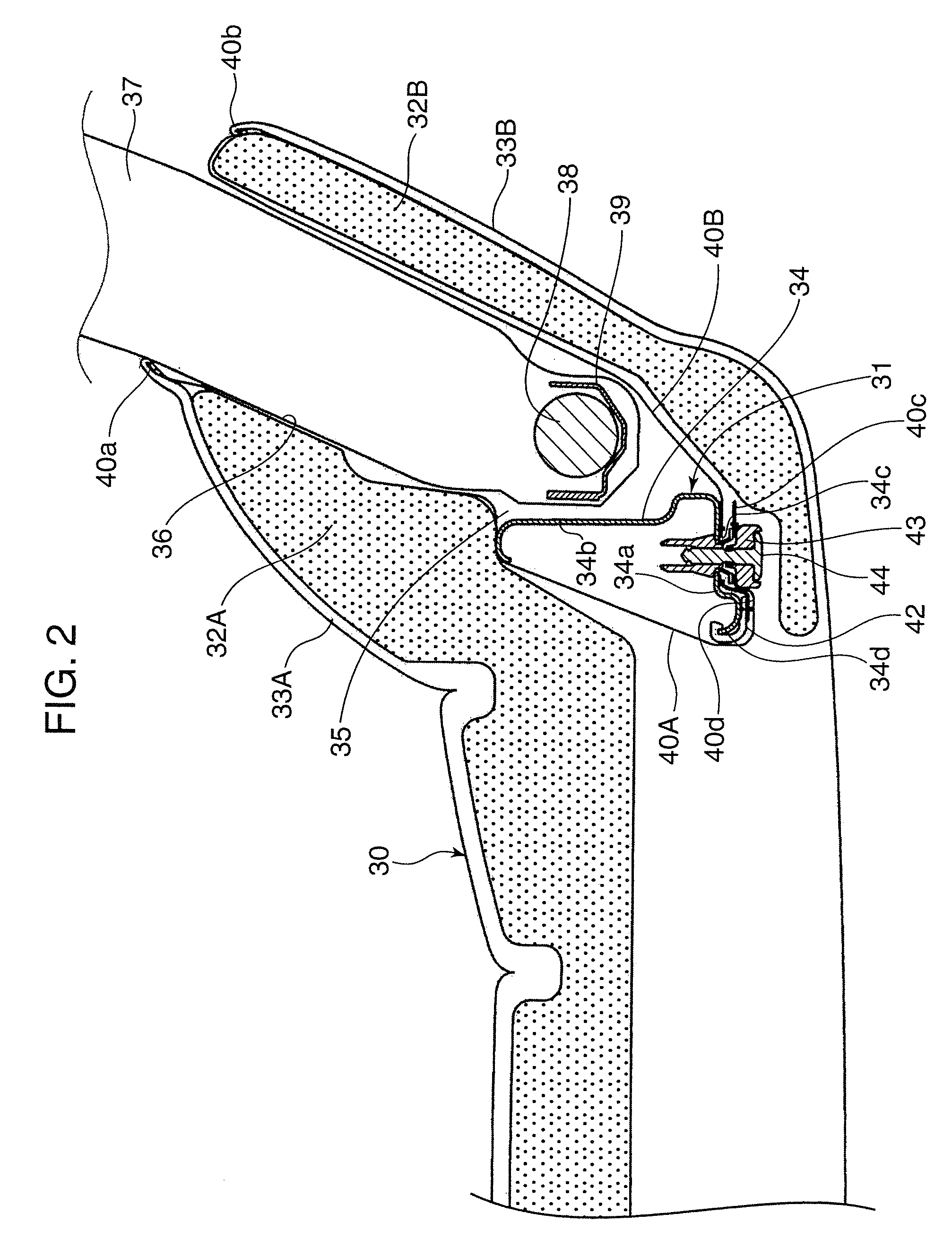 Side airbag device for vehicle seat