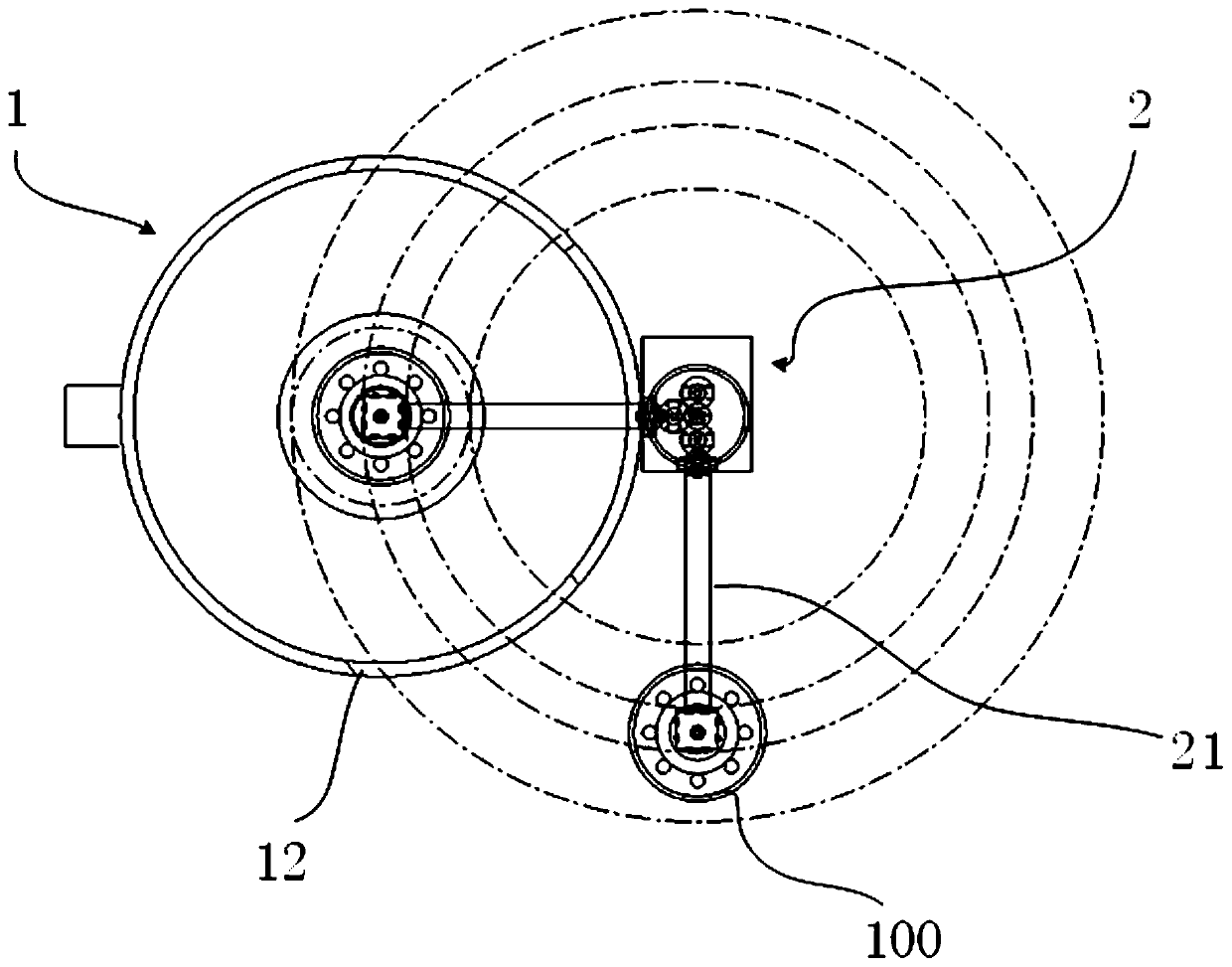 Spraying operation device and method