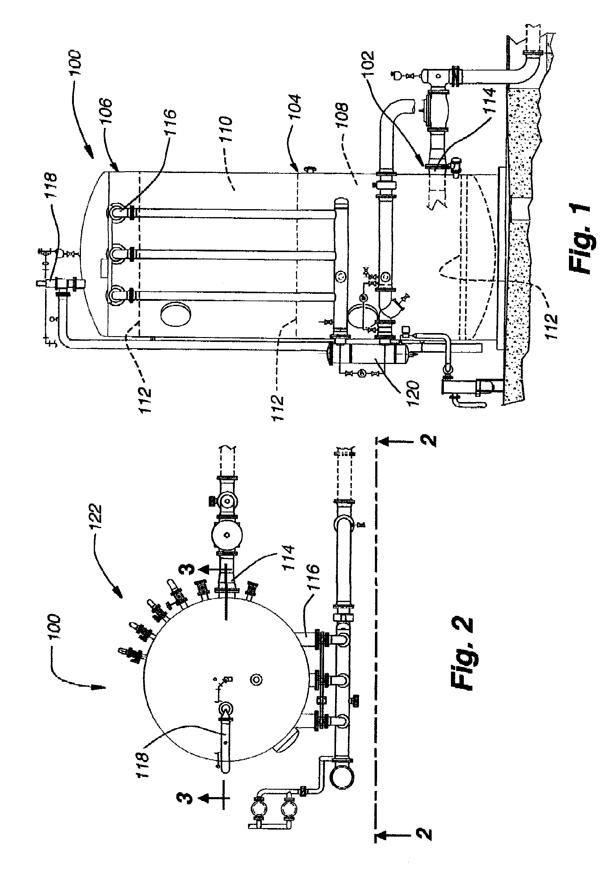 System and apparatus for purging absorptive materials used in the removal of contaminates from an aqueous medium