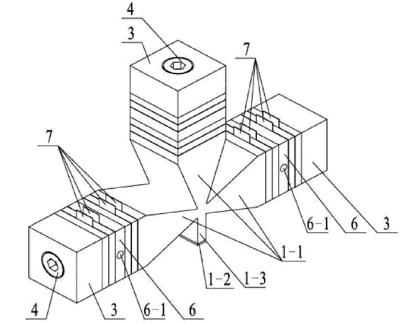 T-shaped linear ultrasonic motor oscillator