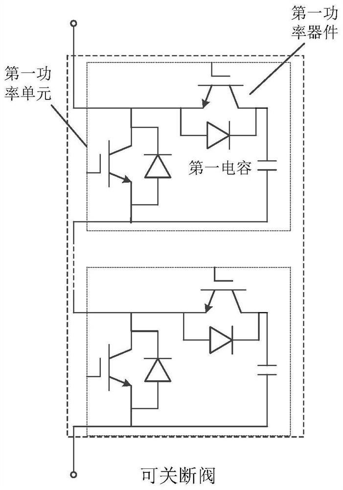 Active commutation hybrid converter topological structure and control method thereof