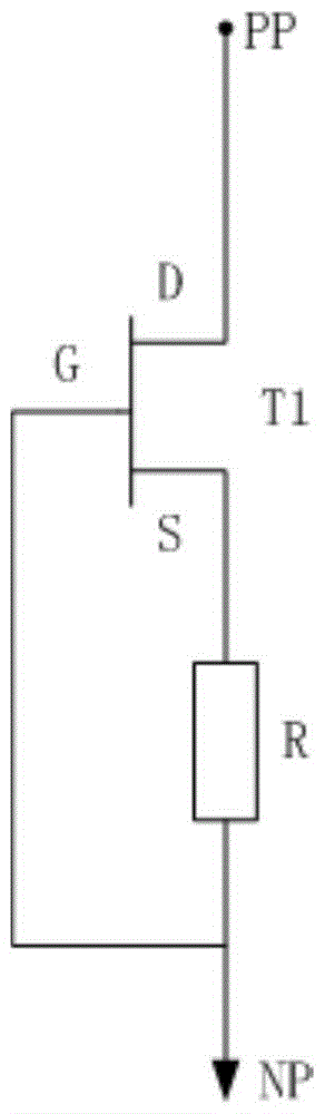 A two-terminal constant current device