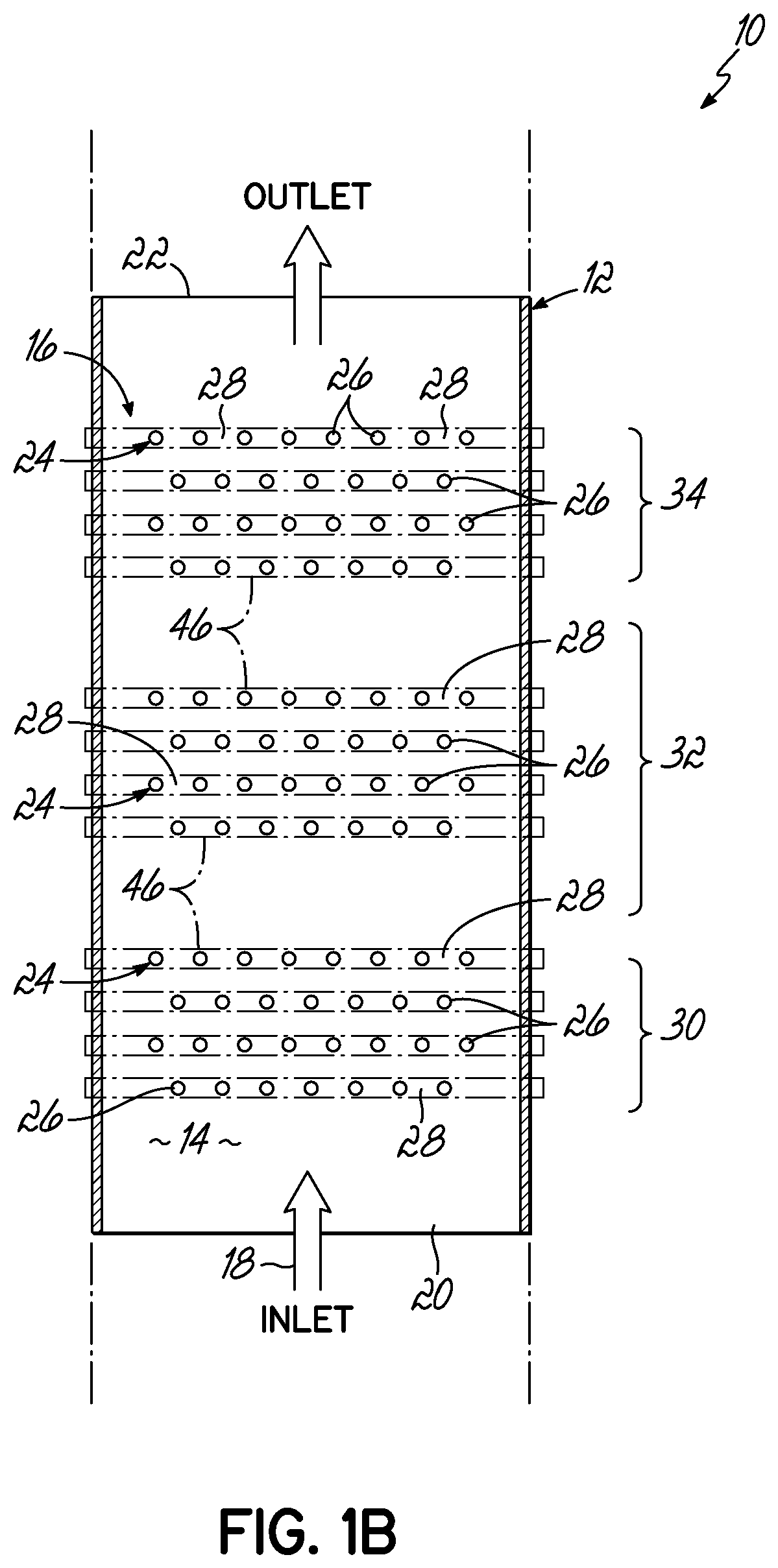 Sieve array and precipitator device and method of treating exhaust