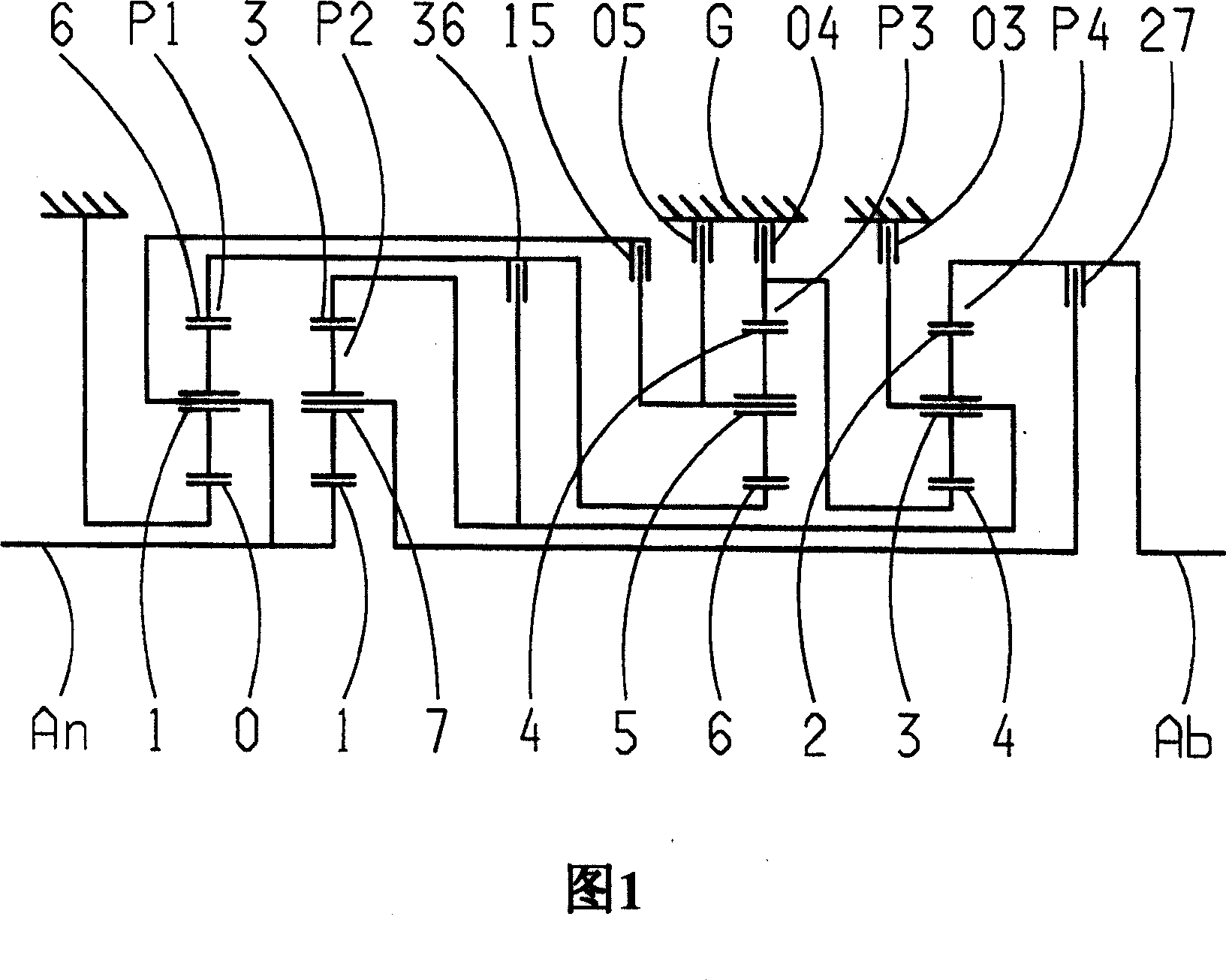 Multi-shifting speed variator