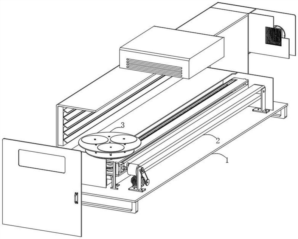 Food processing device for food baking and use method thereof