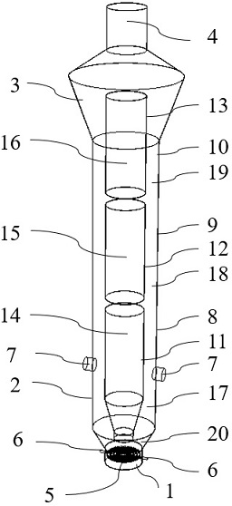 Pulverized coal circulation pyrolysis reactor