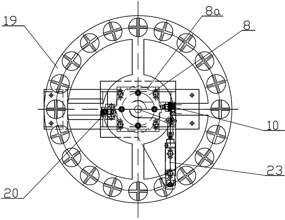 Full-automatic quantitative material taking device