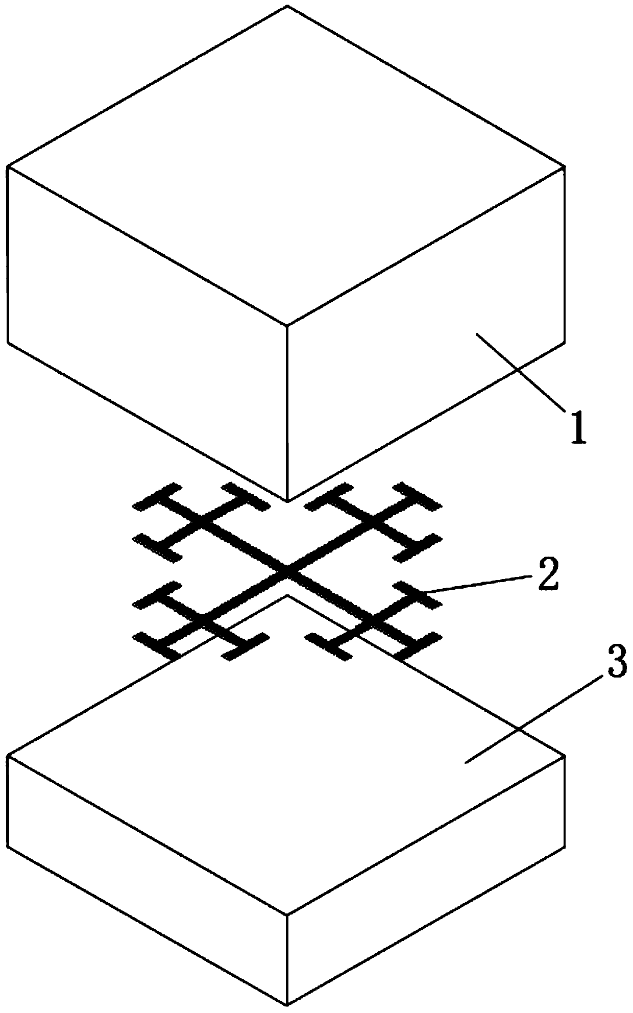 Branch loaded three-band wave absorbing structure based on frequency selective surface