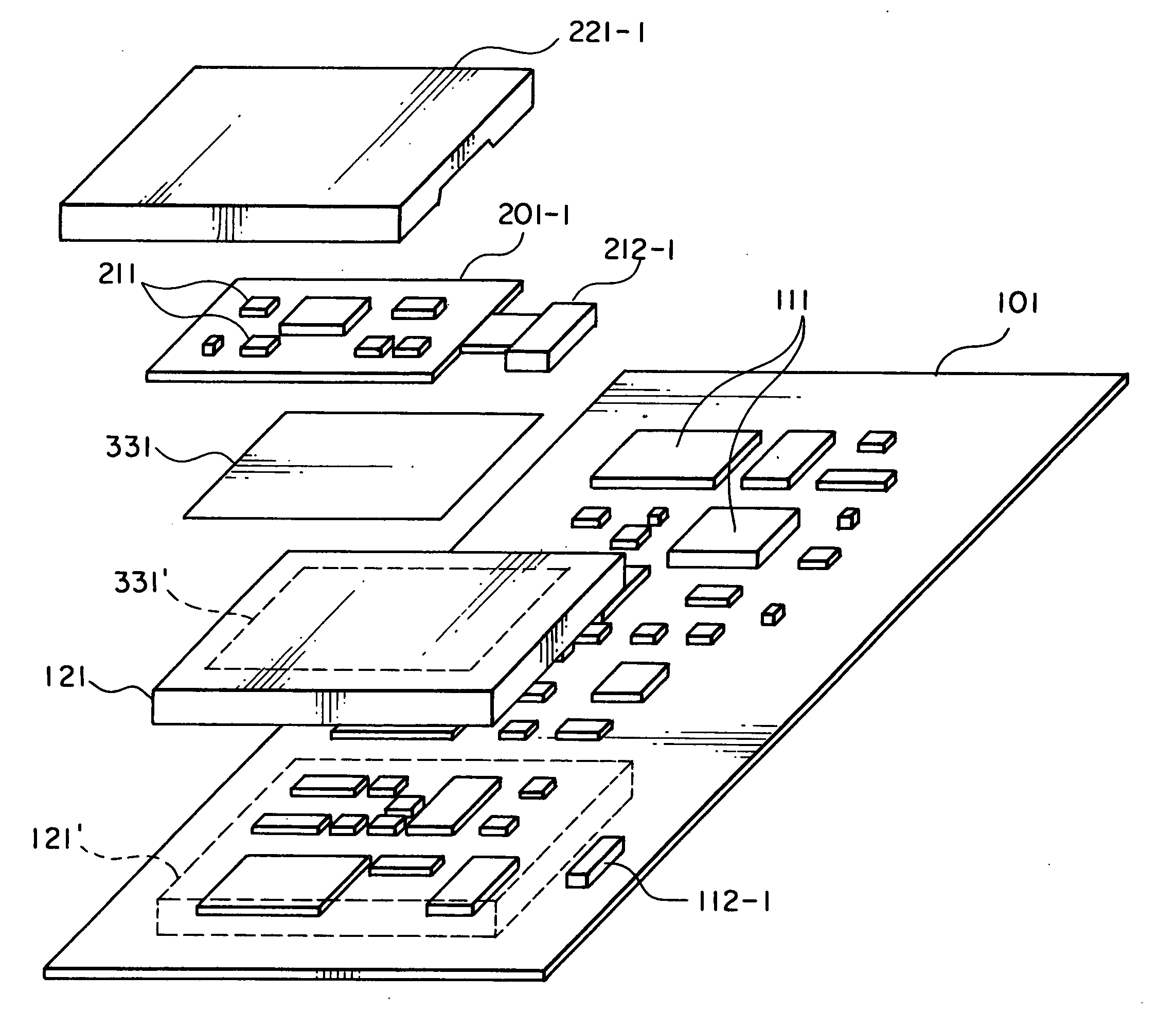 Compact radio equipment and method of mounting the same