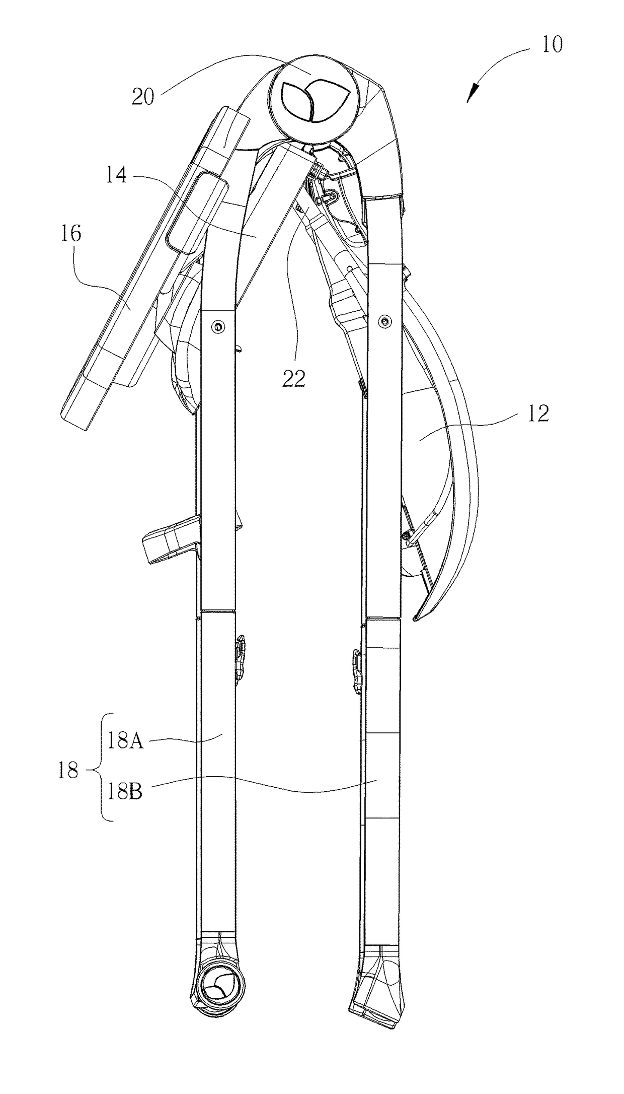 Joint mechanism and child high chair thereof