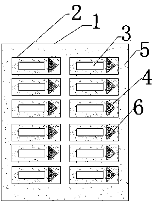 Template device knife for drilling bits