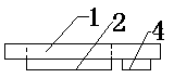 Template device knife for drilling bits