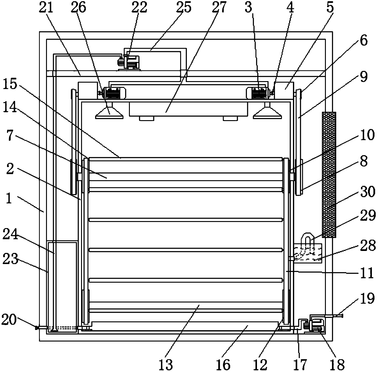 Food fermenting device convenient to operate