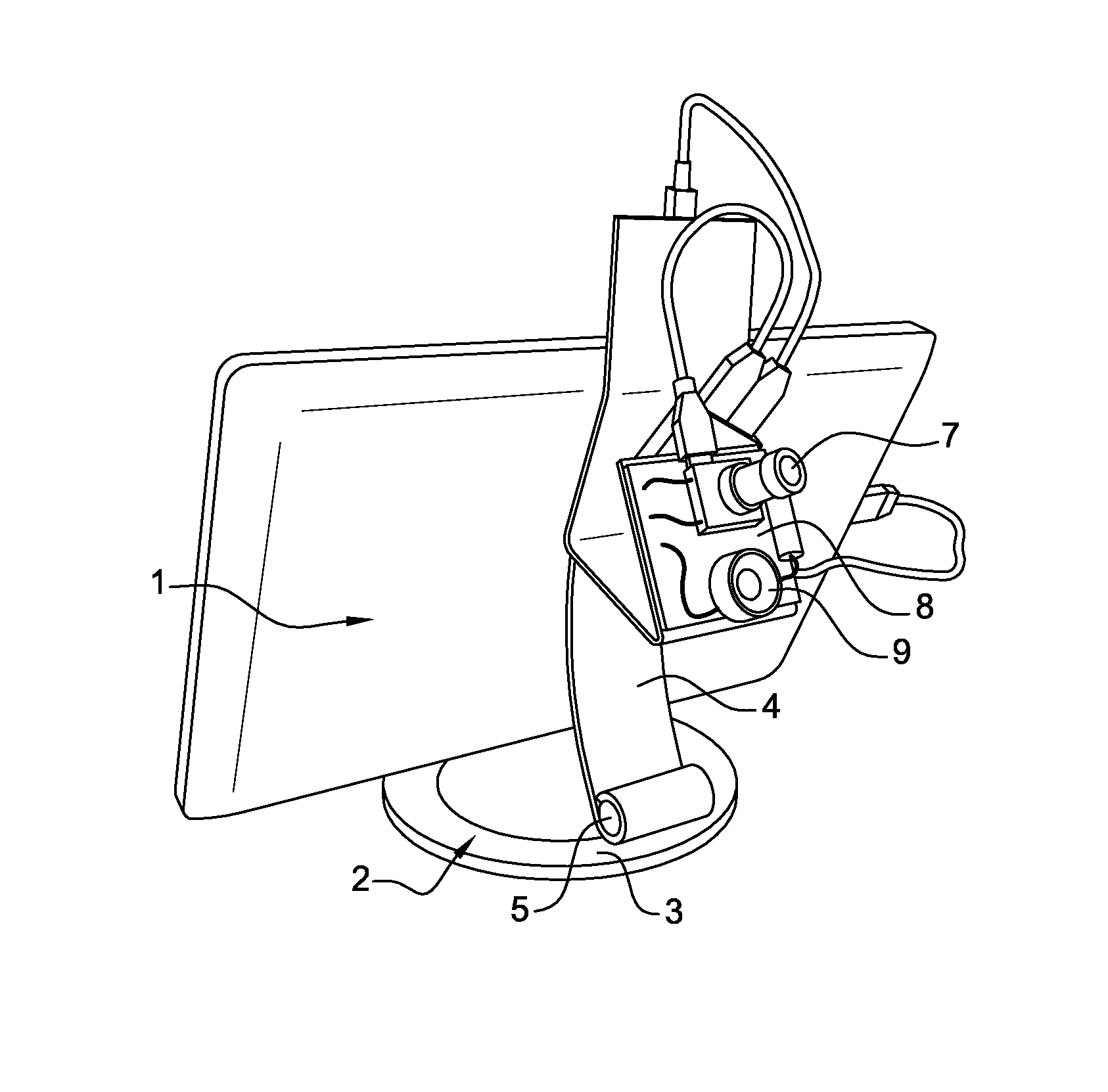 Method of measuring morpho-geometrical parameters of a person wearing eyeglasses